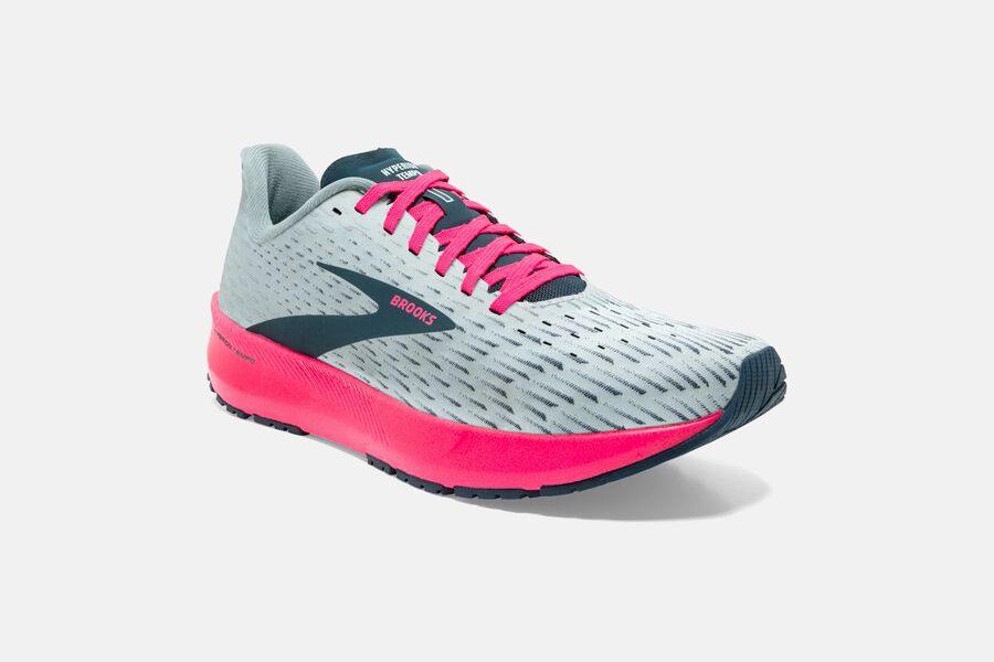 Brooks Hyperion Tempo Road Running Shoes Womens - Grey/Pink - UGJPT-7893